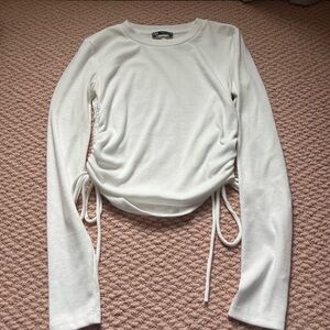 Zara white top